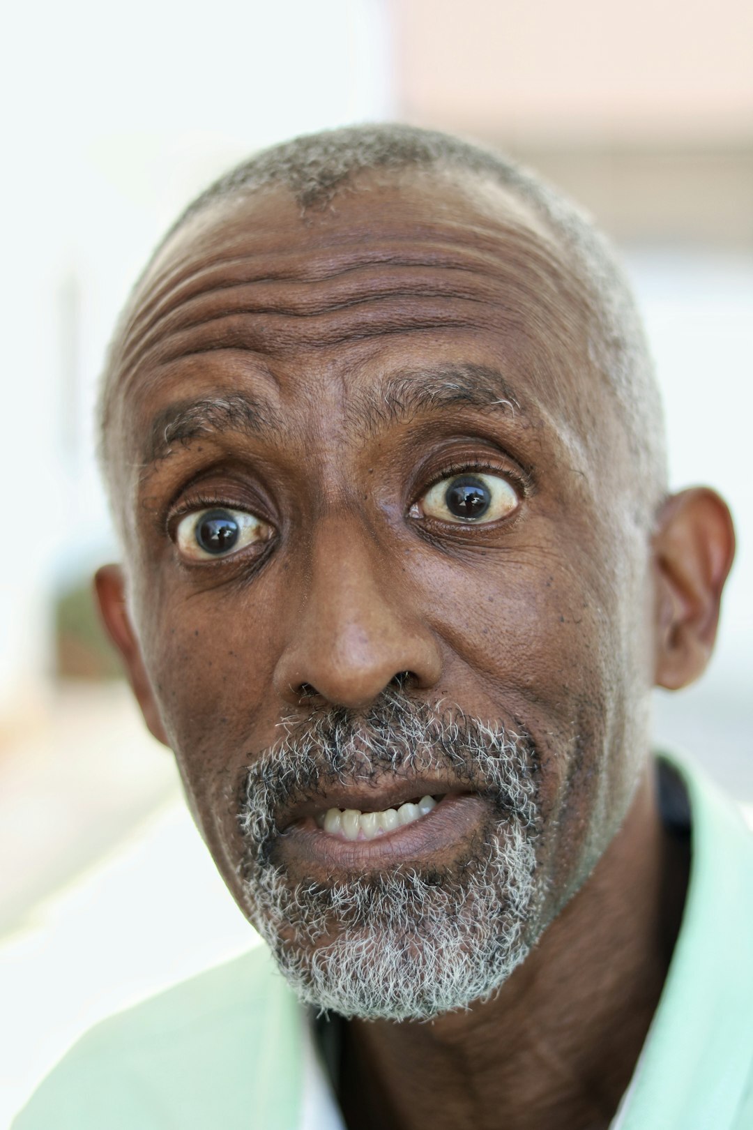 Portrait of a smiling older Black man
