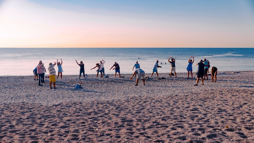 seniors in group activity
